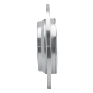 Volvo V70 Brake Rotor (1) - Rear Left - R1 Concepts - Drilled & Slotted - Silver - `99-`00